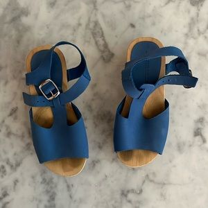 Zara Kids Blue Sandal Clogs Size 28